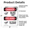 Signmission Hot Surface Sign, 7 in H x 5 in W, Vinyl Decal, Do Not Touch Hot Bilingual OS-2PACK-DS-D-57-VS-1177 - alternate 6